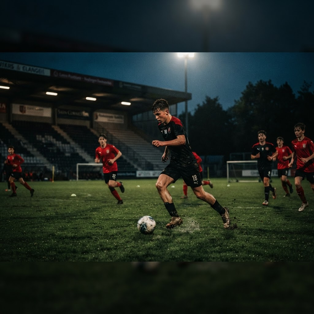 Joueurs de la 212 Academy à l'entraînement